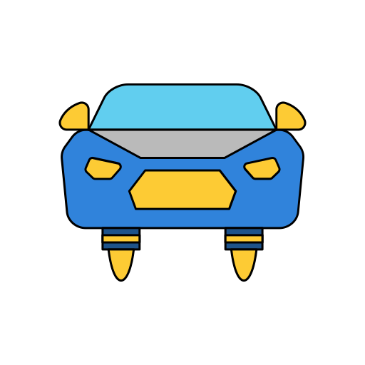 carro volador icono gratis