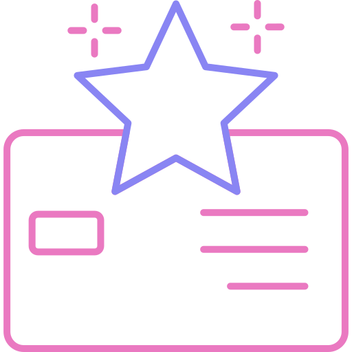 tarjeta de fidelización icono gratis