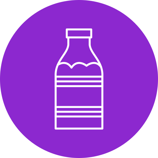 Бутылка молока бесплатно иконка