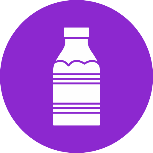 Бутылка молока бесплатно иконка