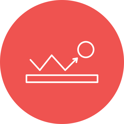 rebotar icono gratis