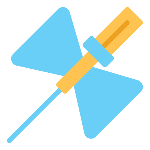 Syringe needle free icon
