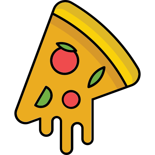 bocado de pizza icono gratis