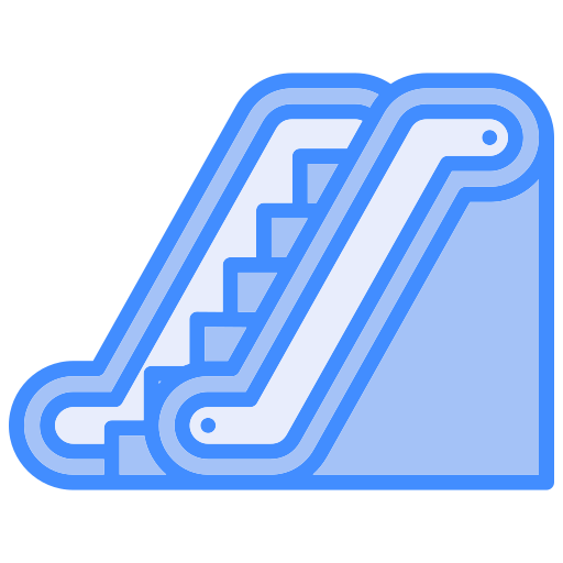 Escalator free icon Escalator free icon