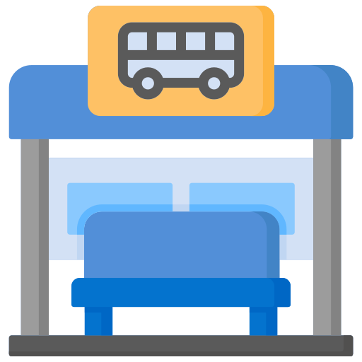 Bus stop - Free travel icons