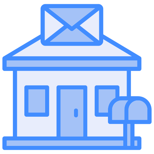 oficina de correos icono gratis