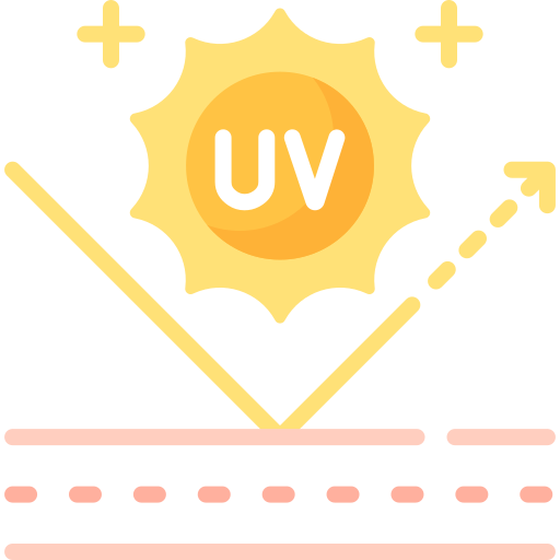 protección uv icono gratis