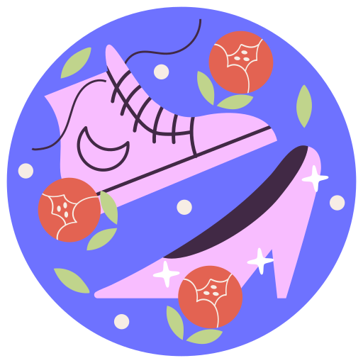 chaussures gratuit sticker