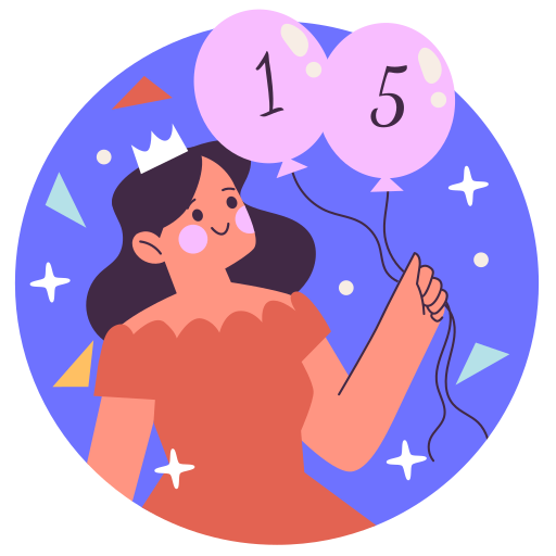 quinceanera grátis figurinha