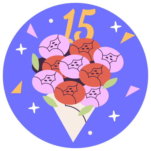 Quinceanera free sticker
