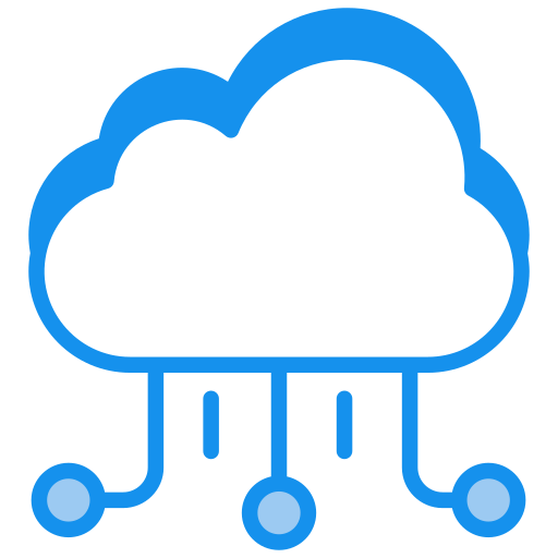 tecnología en la nube icono gratis