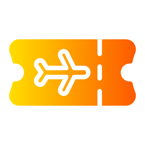 Plane ticket free icon Plane ticket free icon