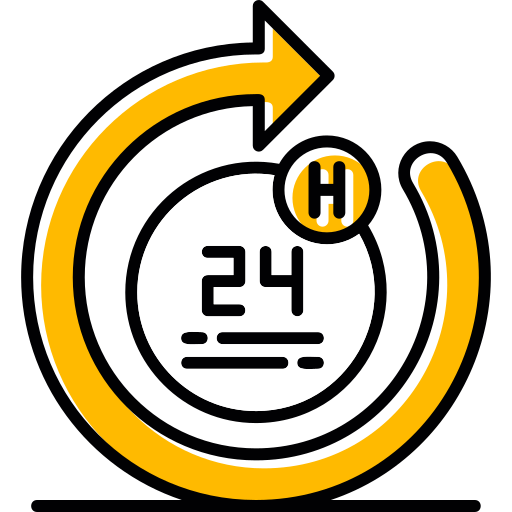 24 hour free icon 24 hour free icon