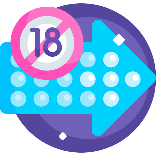 sólo para adultos icono gratis