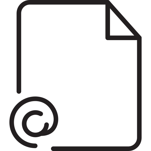 archivo de correo electrónico icono gratis