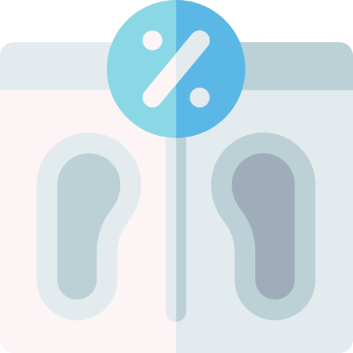 grasa corporal icono gratis