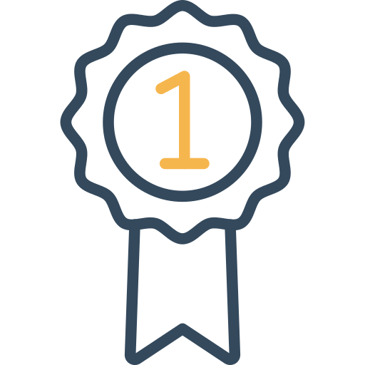 Gold medal free icon