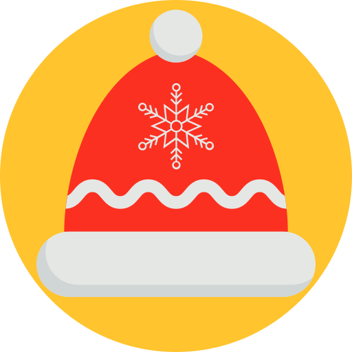 sombrero de invierno icono gratis