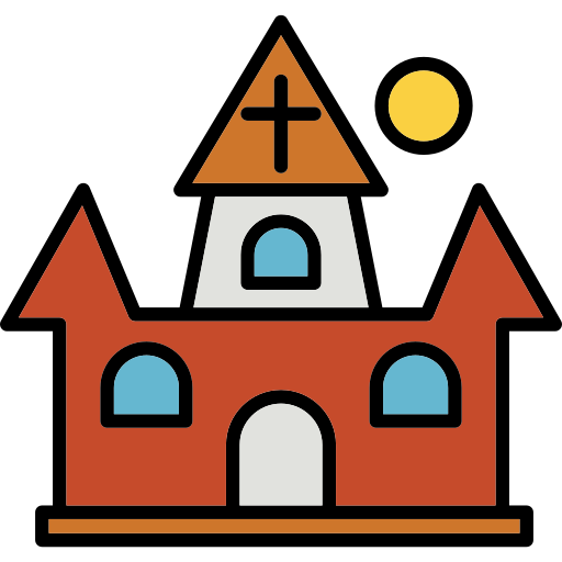 Église Icône gratuit Église Icône gratuit