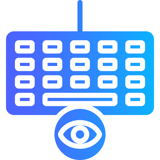 registrador de teclas icono gratis
