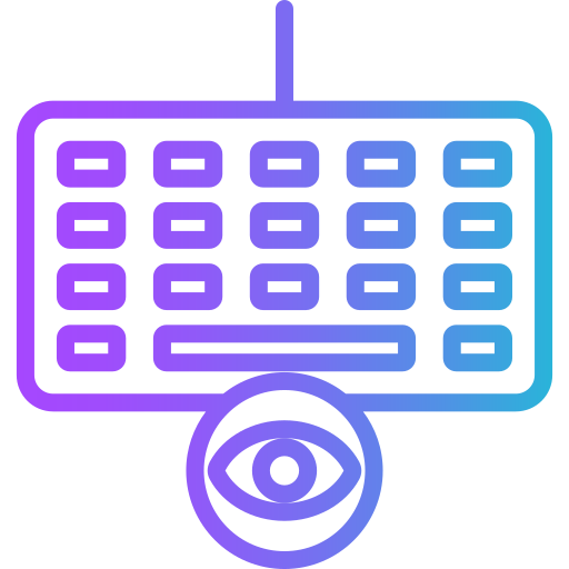 registrador de teclas icono gratis