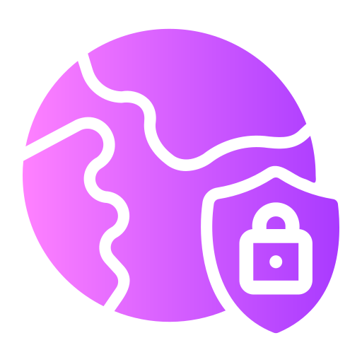 seguridad mundial icono gratis