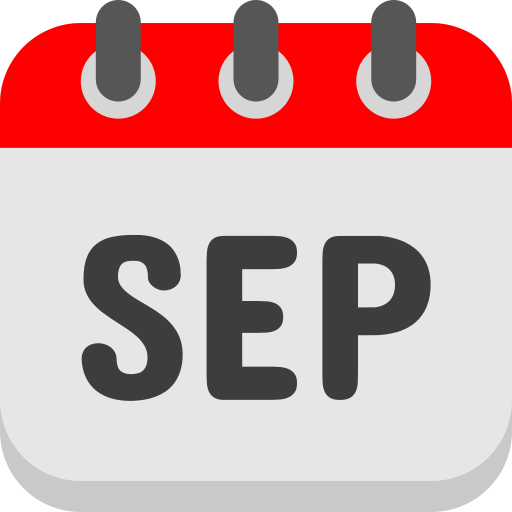 septiembre icono gratis