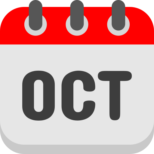 octubre icono gratis