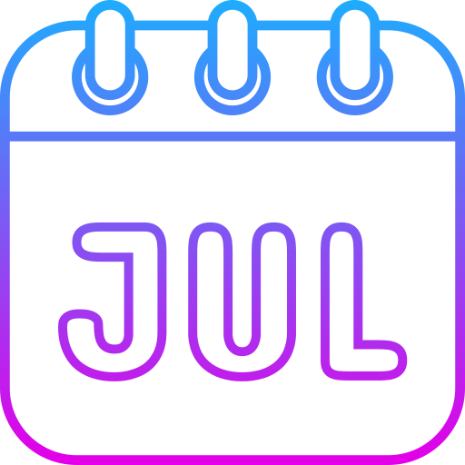 Июль бесплатно иконка Июль бесплатно иконка