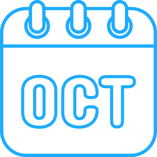 octubre icono gratis