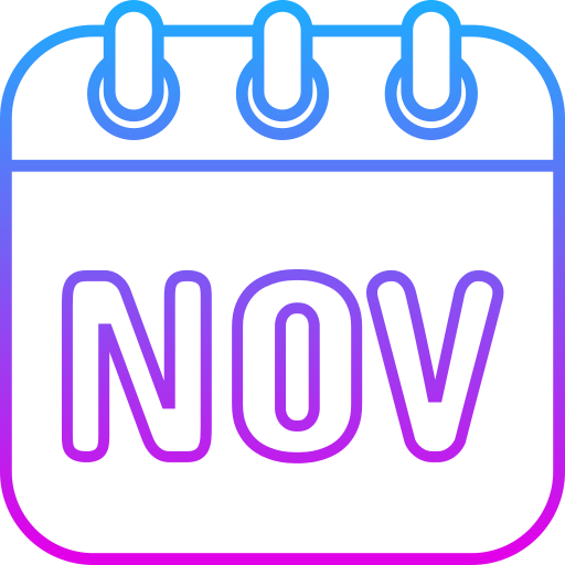 novembre Icône gratuit
