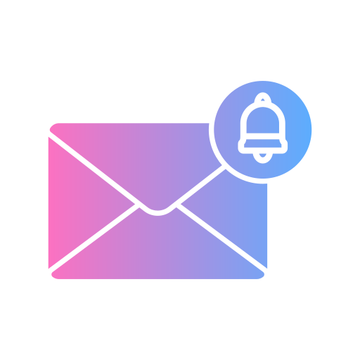 notificación de correo electrónico icono gratis