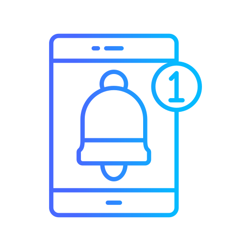 campana de notificación icono gratis