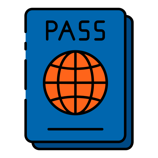 pasaporte icono gratis