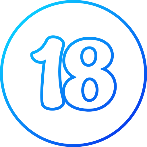 Number 18 free icon Number 18 free icon