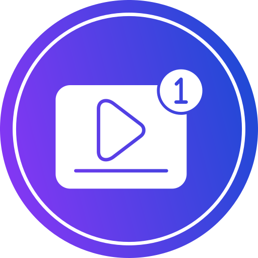 reproductor de video icono gratis