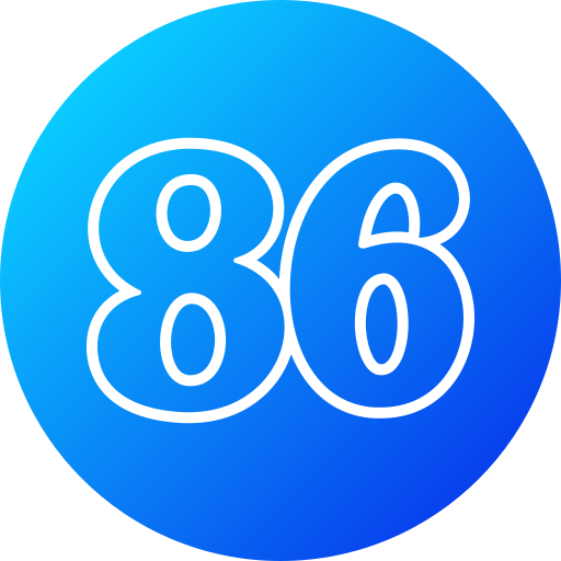 86 icono gratis