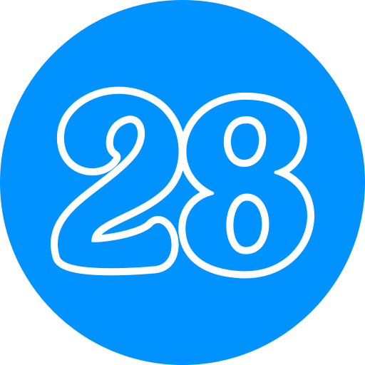 28 Icône gratuit 28 Icône gratuit