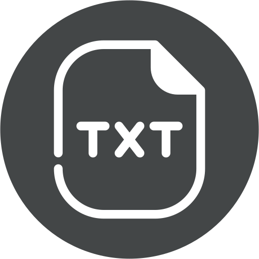 archivo de texto icono gratis