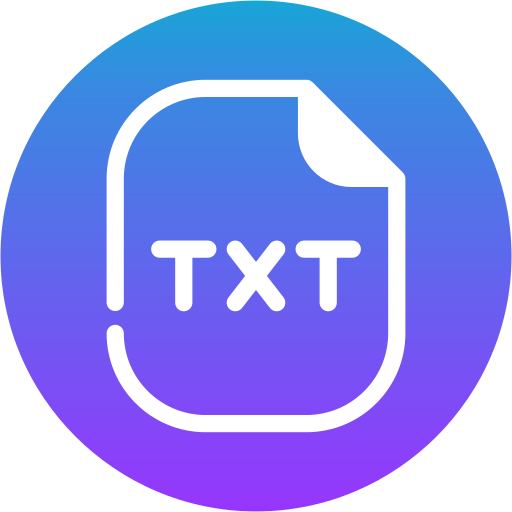 archivo de texto icono gratis