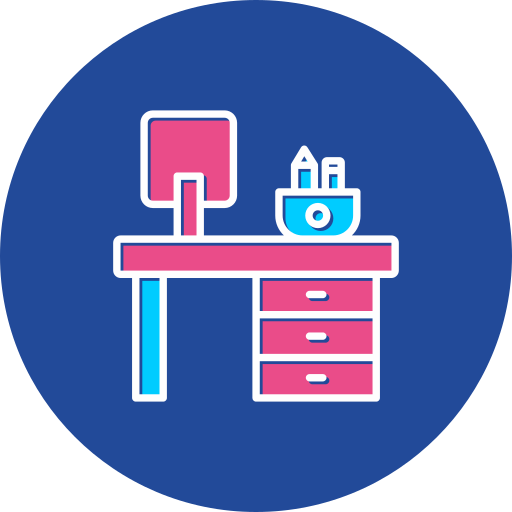 Office desk free icon Office desk free icon
