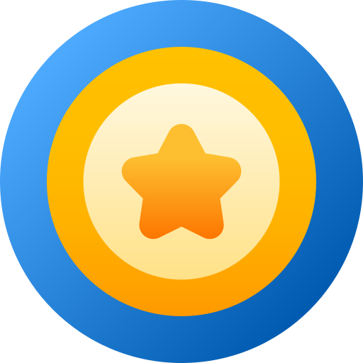 insignia de estrella icono gratis