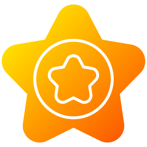 insignia de estrella icono gratis