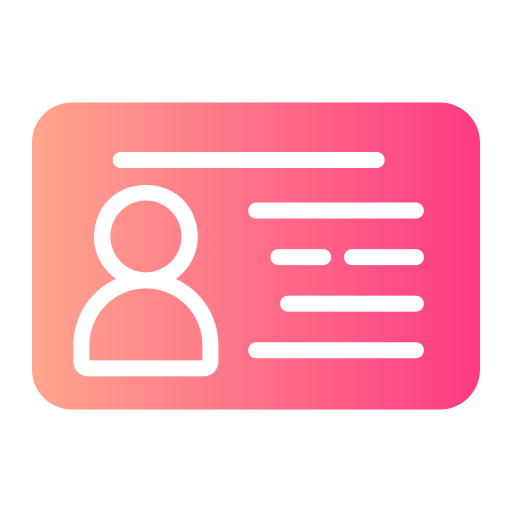 tarjeta de identificación icono gratis