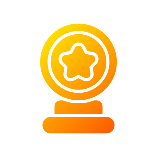 medalla de trofeo icono gratis