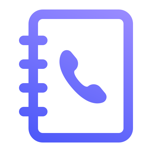 directorio telefónico icono gratis