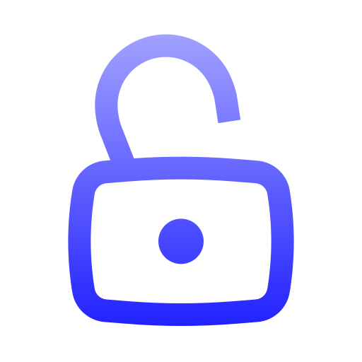 Unlock free icon