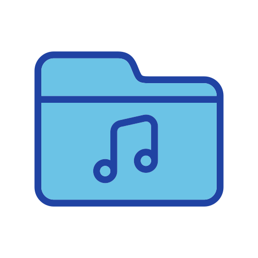 Music folder free icon
