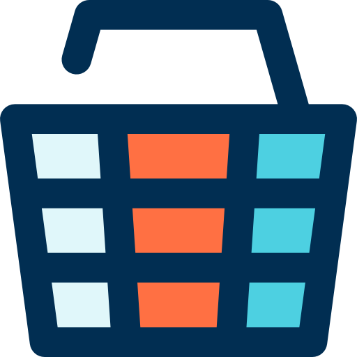 cesta de compras grátis ícone