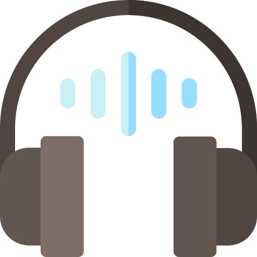 guia de audio icono gratis